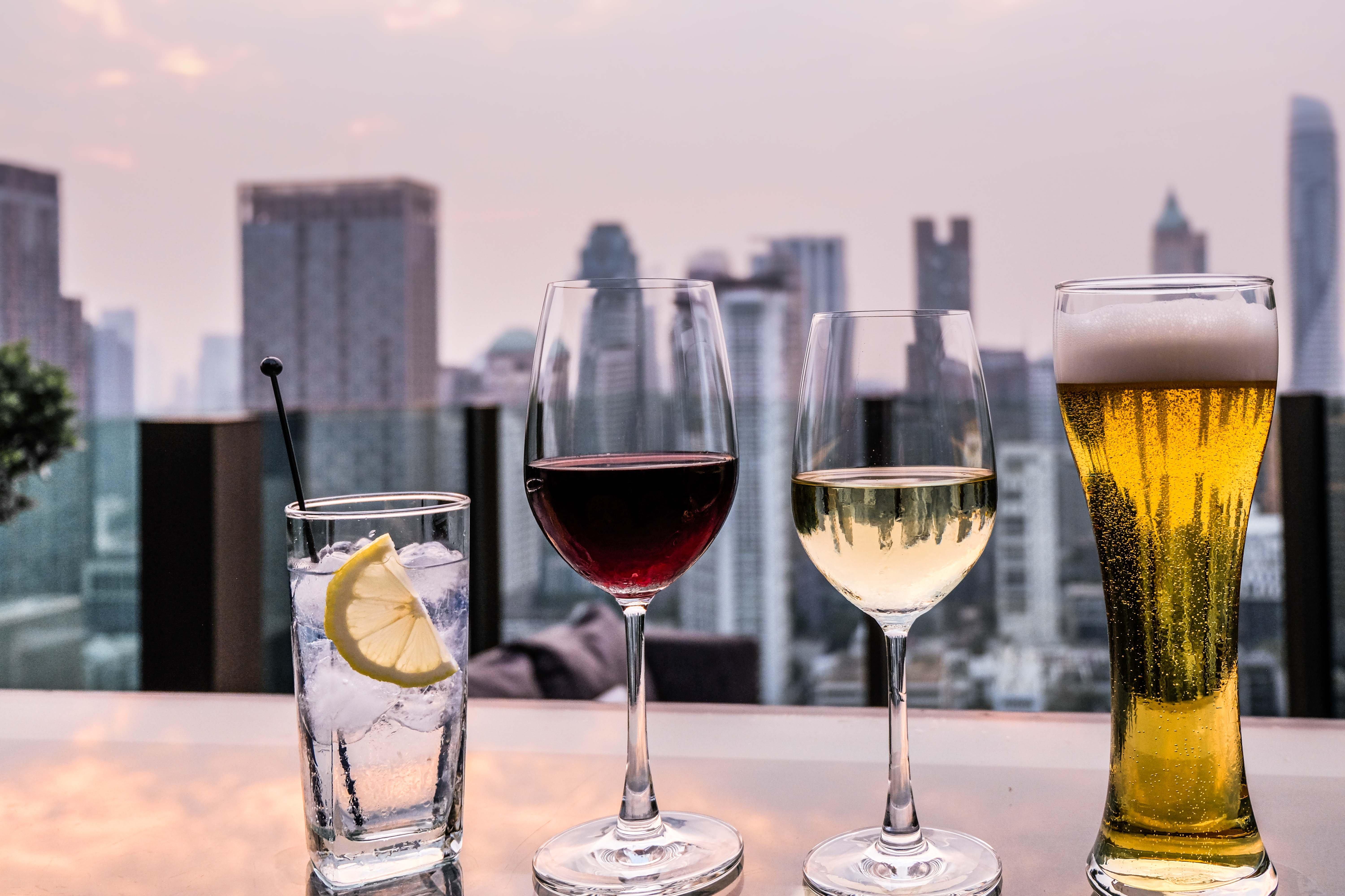 Hotel Indigo Bangkok Wireless Road By Ihg Экстерьер фото A selection of alcoholic drinks
