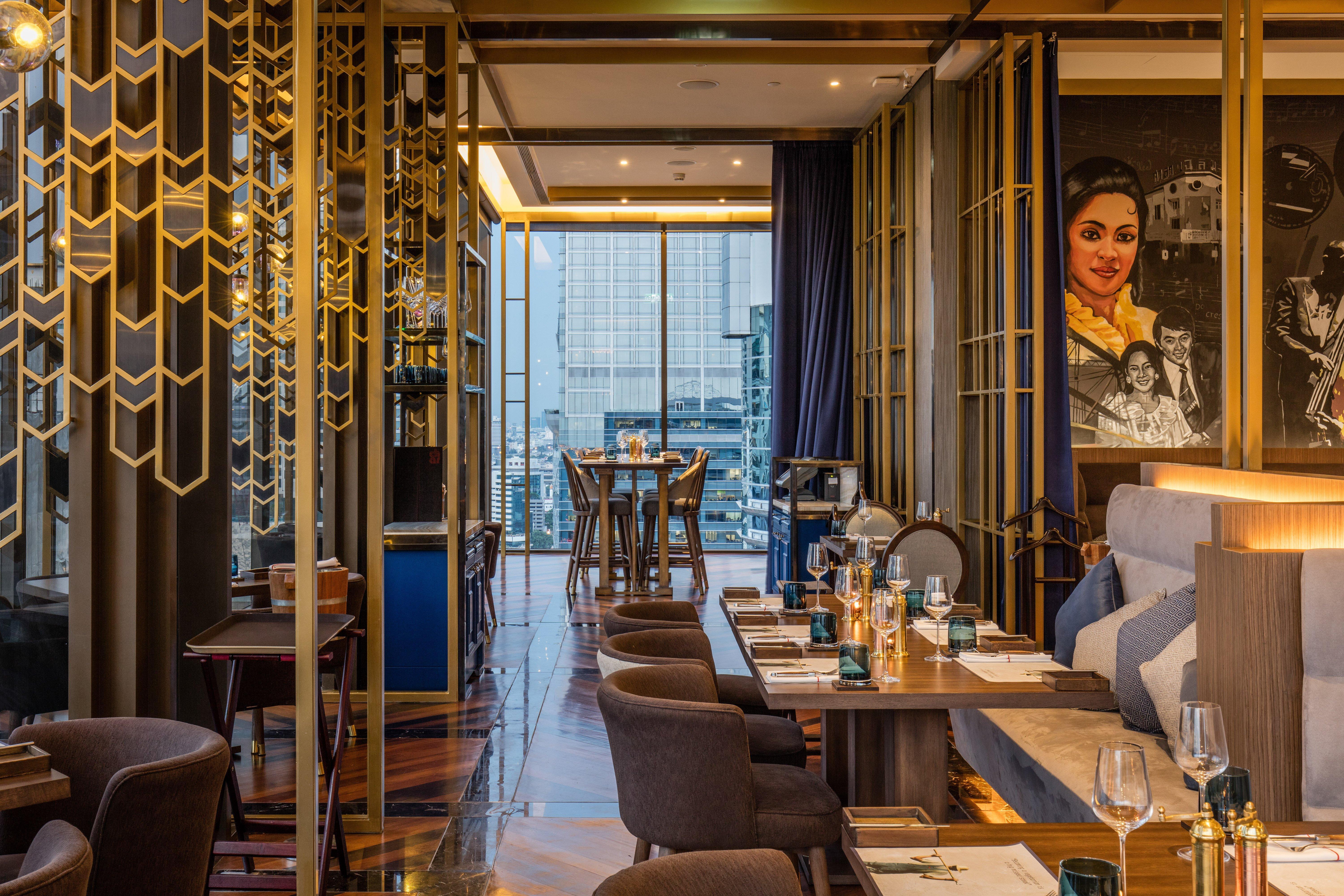Hotel Indigo Bangkok Wireless Road By Ihg Экстерьер фото The interior of the restaurant