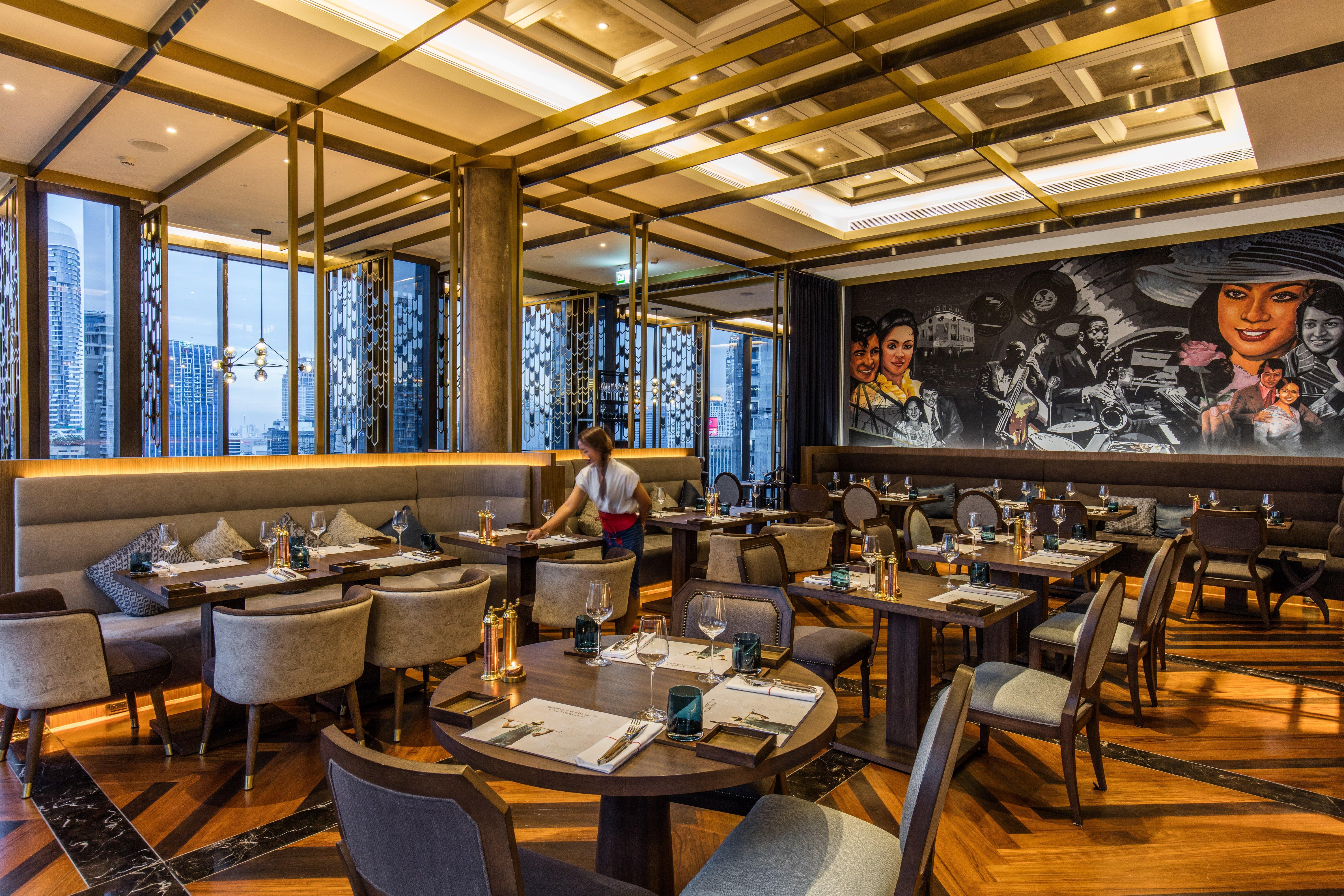 Hotel Indigo Bangkok Wireless Road By Ihg Экстерьер фото The interior of the restaurant