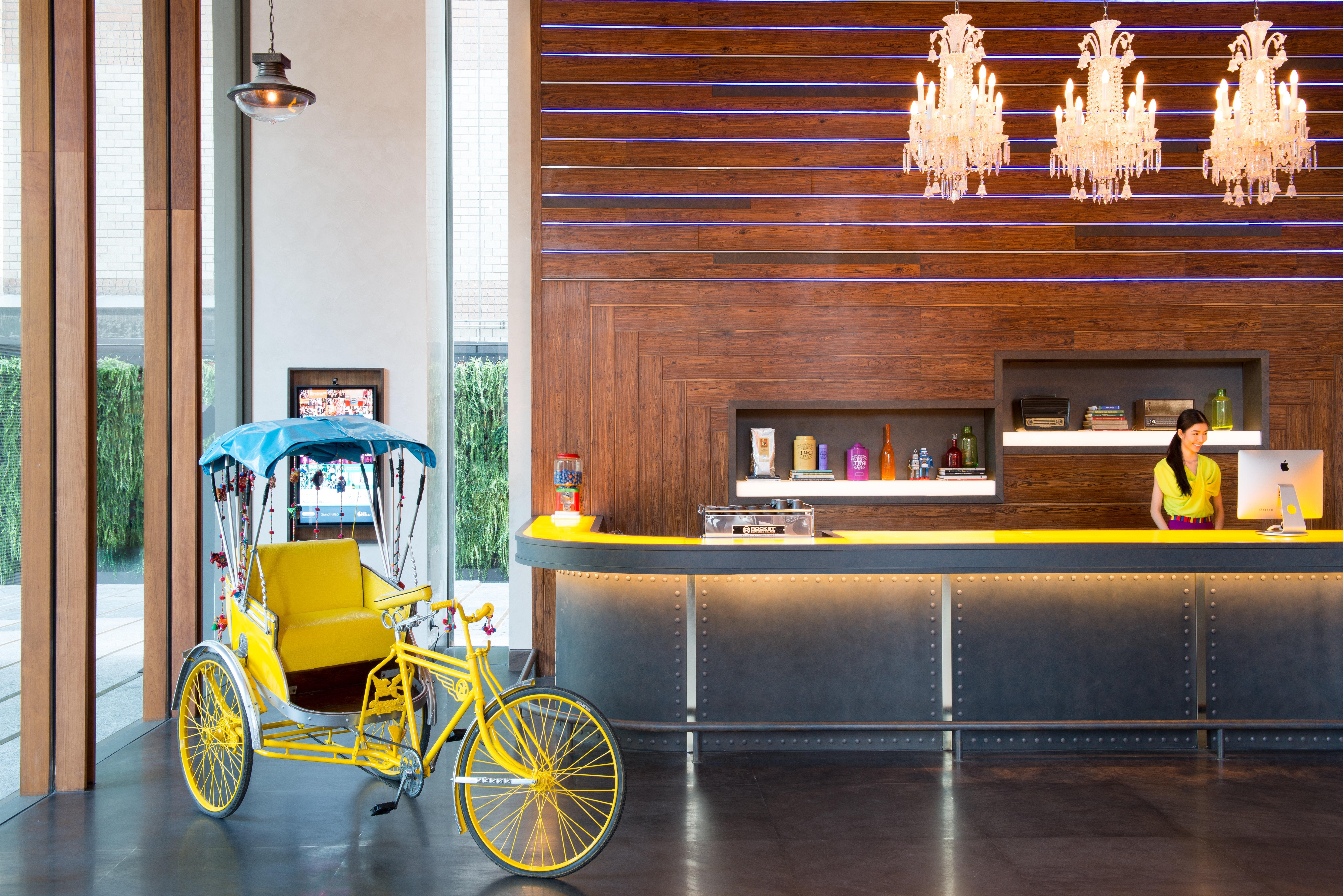 Hotel Indigo Bangkok Wireless Road By Ihg Экстерьер фото The lobby of the hotel